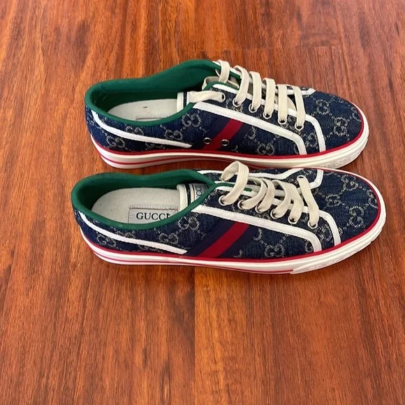 Gucci denim tennis sneaker. Size 39 - Picture 3 of 6